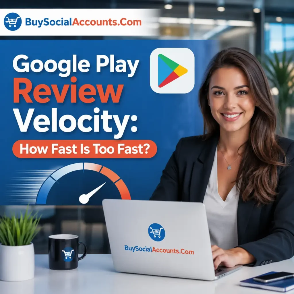 Google Play review velocity illustration showing how fast is too fast for app reviews